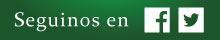 Seguinos en Facebook y Twitter